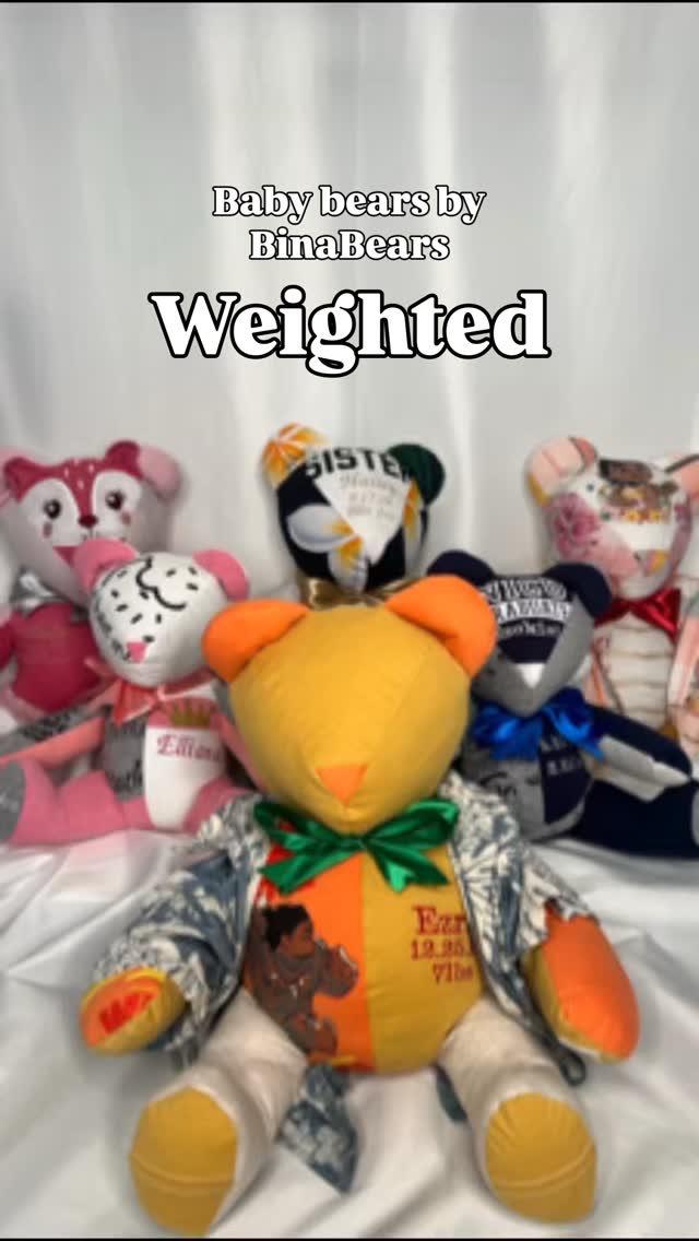 Sound onnnn!! Just coming on here to briefly interrupt your algorithm with your fav bear girl, her sewing machine, baby clothes from 6 children, and 40lbs of weighted pellets ✨ I hope that’s Okie?
A mother’s 40th birthday gift to herself were these 6 weighted baby bears by BinaBears to celebrate the beautiful 6 children she gave birth to (two of which are twinsss and were Nicu babies 🥹)!
So, enjoy this lil sentimental BinaBear montage of pure creativity and a labor of love❤️🧸 mothers are creators
#memorybears #babykeepsake #binabears #teddybear keepsakes