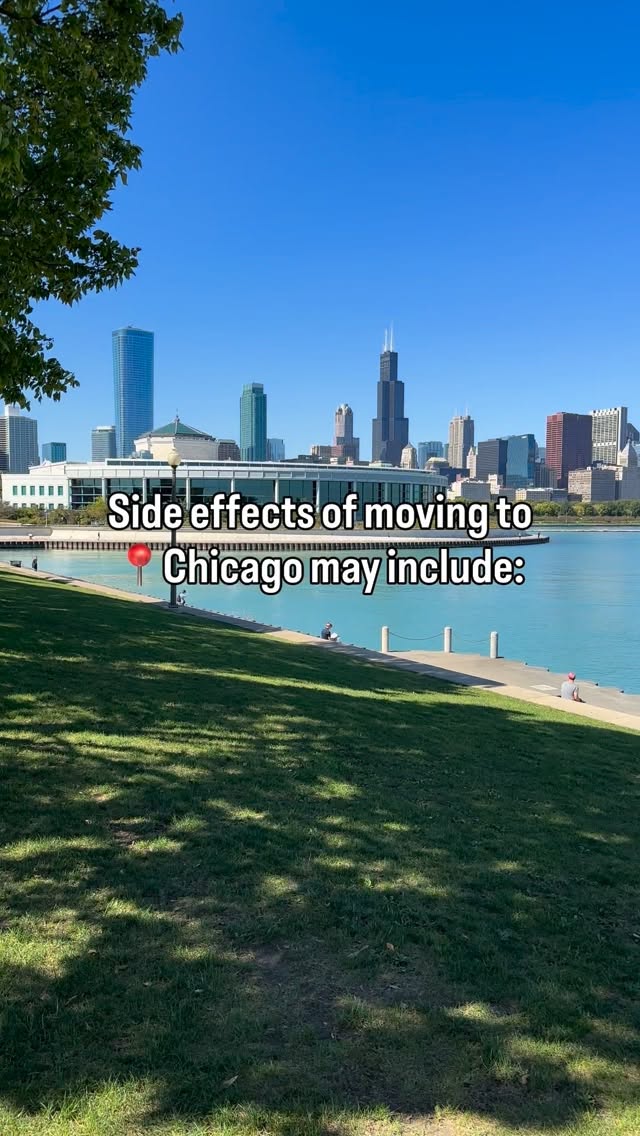 Calling the lake “the lake” like there is only one in the world.
Checking the weather like it is breaking news.
Walking faster without realizing it.
Measuring distance in minutes, not miles.
Owning more coats than feels rational.
Texting friends the second patios open in March like winter never happened.
Knowing exactly which Jewel has the good produce.
Developing elite parallel parking skills.
You may also experience:
A favorite beach.
A go to coffee order.
A dramatic mood shift the first 60 degree day.
An unexpected sense of pride when someone says they are thinking about moving here.
Chicago is not passive living. It is participation.
And once you are in, you are in.
Comment GUIDE and I will send you my Chicago Neighborhood Guide so you can see where your side effects would start.
Chicago real estate | moving to Chicago | Chicago neighborhoods | Chicago relocation | Chicago lifestyle