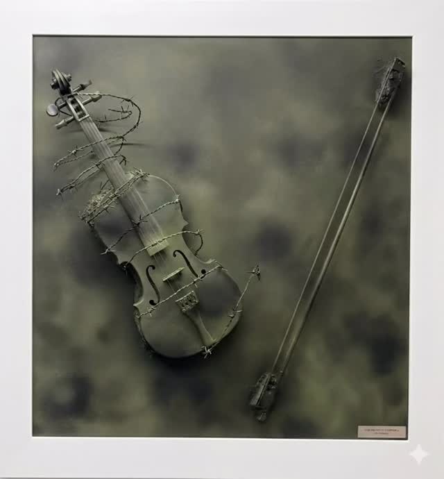 #violondelespoir #konqui #popart #camouflage