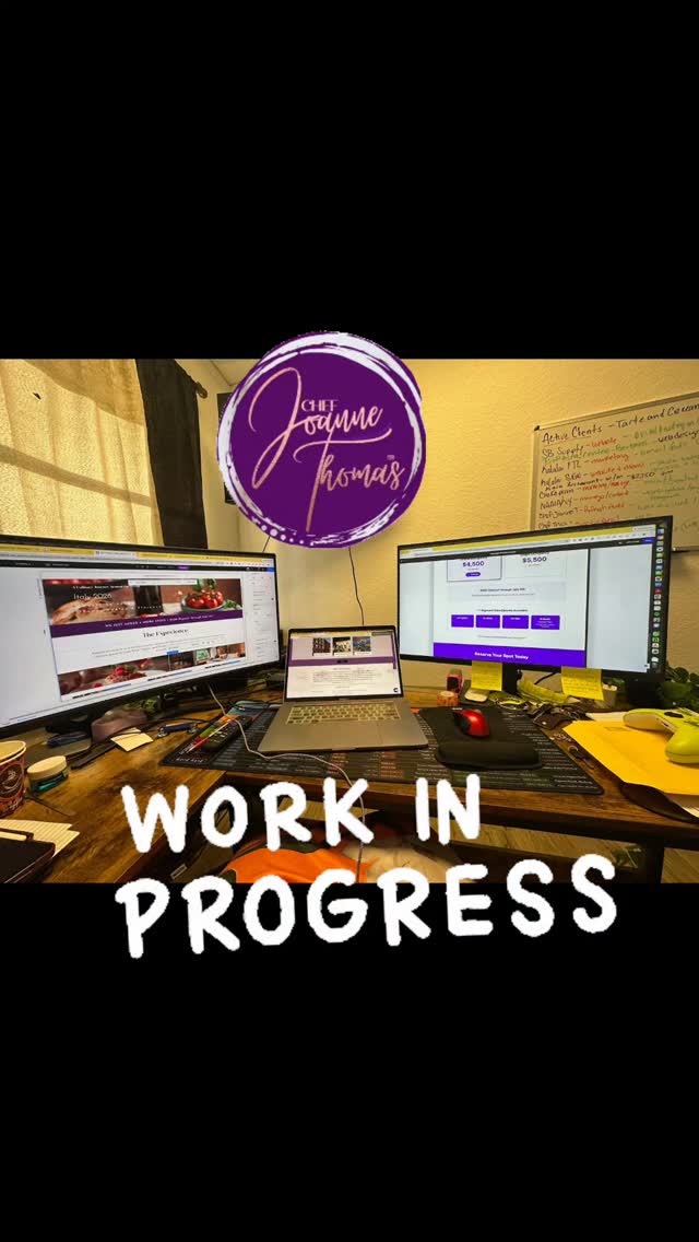 When your Graphic Designer is in BEAST MODE!!!!
Stay tuned!
#ChefJoanneThomas #WithALittleLoveInEveryBite #Upgrade #GraphicDesigner #InternationalTravelChef