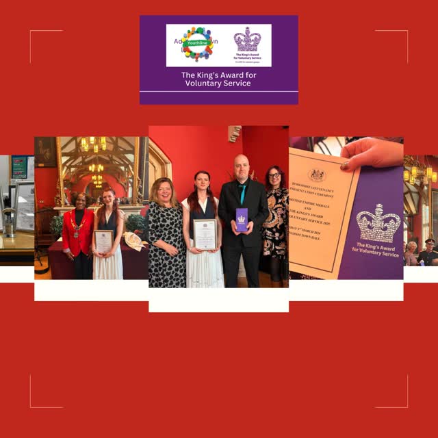✨ A truly special moment for Youthline ✨
Yesterday some of our volunteers attended Wokingham Town Hall to receive the King’s Award for Voluntary Service — the highest award a local voluntary group can receive in the UK.
The award was presented by the Lord Lieutenant of Berkshire, recognising the incredible commitment and impact of our volunteers who give their time to support the mental health of young people in Bracknell Forest.
This award belongs to every volunteer who has been part of Youthline — past and present. Your compassion, dedication and belief in young people is what makes this work possible.
We are incredibly proud and grateful 💚
#KingsAwardForVoluntaryService #Youthline #VolunteersMakeADifference #CommunitySupport #BracknellForest