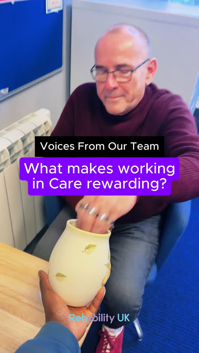 What makes working in care so rewarding?
In our 'Voices From Our Team' series at RehabilityUK, we hear directly from the people who make our work possible.
This week, it's Stephen, our Head of Quality & Compliance.
He shares a short reflection on one of the things that makes working in social care rewarding.
Have a listen.
#socialcare #personcentredcare #rehabilityUK #learningdisability