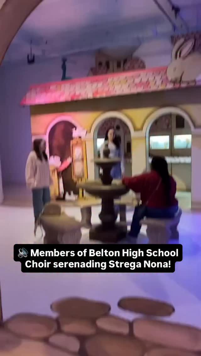 Listen to this beautiful impromptu choir practice during @beltonhighschool124’s field trip today! 😮
We wish them luck with their concert tomorrow night, and hope it sounds as lovely in their auditorium as it did next to our Strega Nona exhibit. 💋💋💋
Special thanks to Rabbit hOle volunteer Wendy who captured this video!