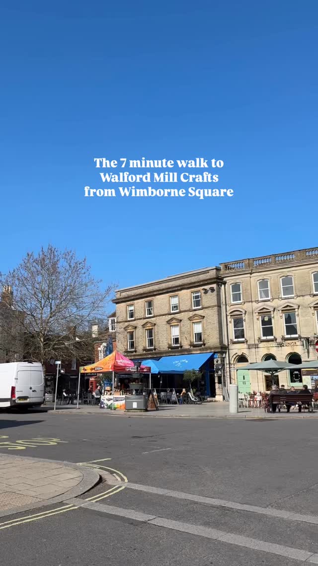 Here’s how to walk to Walford Mill Crafts from Wimborne Square. It takes 7-10 minutes and it’s super simple.
📍 With Fat Face on your left, use the pedestrian crossing to cross to The Kings Head.
📍Keeping the Kings Head on your left, walk all the way down West Borough.
📍You pass Rosemary Turkish Cuisine (yum!), then Majestic Wine in the former Nat West building.
📍Then you’ll pass Renoufs and the wonderful Tap House pub (you must visit!)
📍Then walk past the Tivoli Theatre and take a look at the upcoming shows and films.
📍You’ll then walk past some lovely old town houses and cross the end of School Lane, keep going forward then veers left into Blind Lane.
(The pavement runs out after Blind Lane so you can’t go wrong!)
📍Follow Blind Lane all the way to the end where it meets Cemetary Road.
📍Bear right and you’ll be facing a main road which is Stone Lane.
📍Cross this road (pedestrian crossing) and head over to Knobcrook Road (no giggling please, we love an innuendo place name in Dorset!)
📍Walk down Knobcrook Road passing Walford Mill Surgery on the left. We are the big old mill building at the end of the road. Welcome!
Enter the building on either of the doors on the left. The first one takes you into the oldest part of the mill where you’ll find jewellery, pottery, textiles and silks from our makers @debbykirbysilk @delicious.jewellery @march_pottery @flutterbiesden and @madebypowley
The other entrance up the ramp takes you to the newer part of the mill where you’ll find original art and prints, ceramics, needle felting, papercuts, botanical casts, textiles and crafts by @ali.woodgate.artist @carolinesoer @atthepatch @jacquifairweatherceramics @kyleighspapercuts @coastal_finds_unlimited @creativechameleon.biz
In the courtyard you’ll find Nutty Parrott Studios housing aluminium artist @seaparrott and silversmith @wendynuttjewellery
In the courtyard you’ll also find @littlepickleatthemill cafe for delicious lunches and cake 🎂
#walfordmillcrafts #wimborne