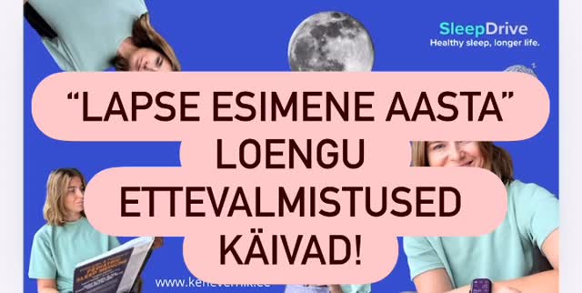 Jah, juba 4ndal aprillil toimub “Lapse esimene aasta” loeng. Sobib peredele aga ka tervisetöötajatele, psühholoogidele, nõustajatele. Põhjalik lugu lapse esimesest aastast ja sellest, kuidas laps heaks magajaks suunata. Uudiskirjaga liitujad saavad mega soodustuse!