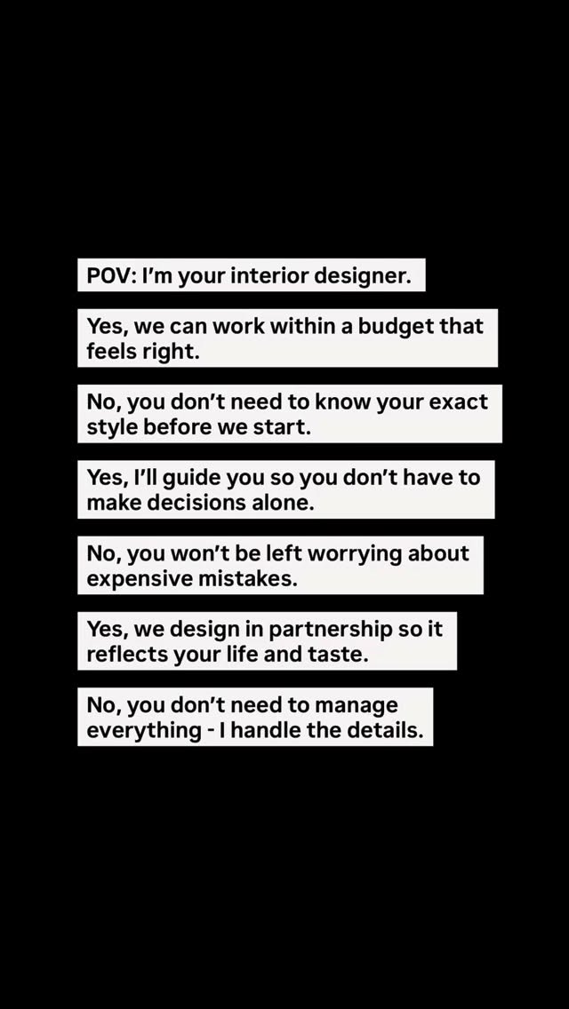 Designing your home should feel exciting, not stressful and should definitely not be guess work.
Comment CHAT to start a conversation of how we might work together.
#interiordesignerlondon #elevatedinteriors #londonhomes #designwithpurpose #homerenovation