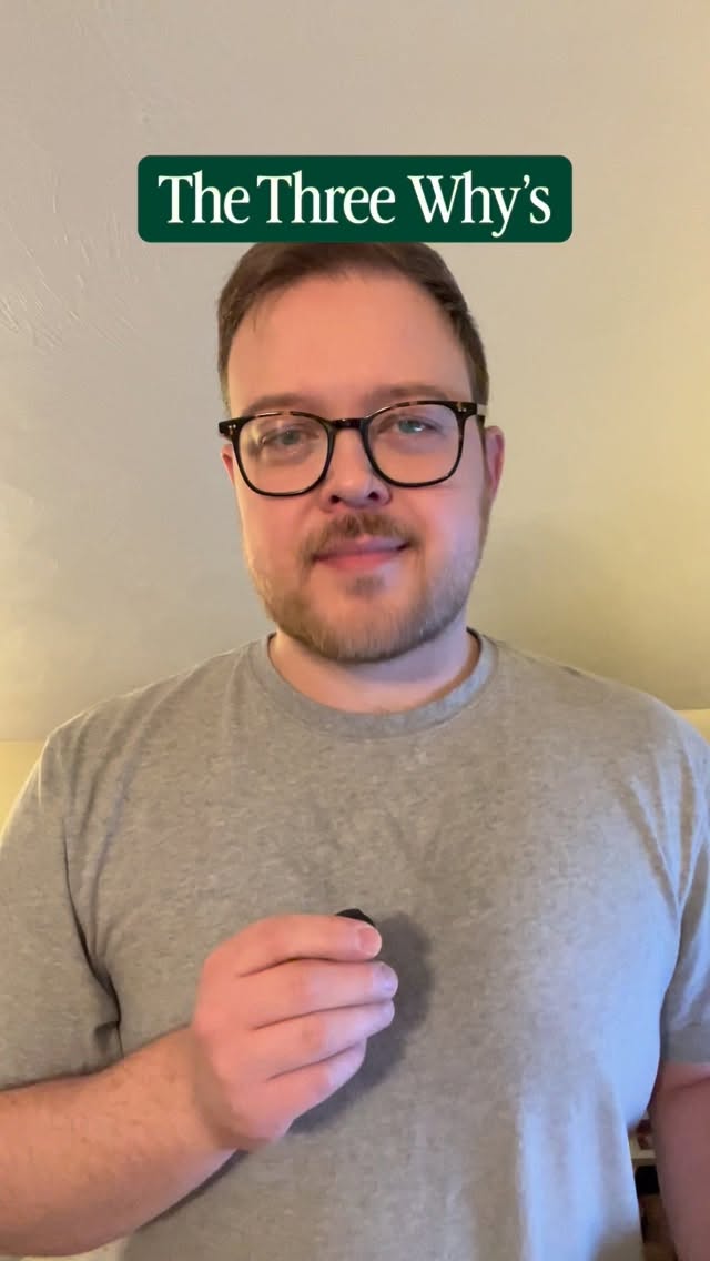 The “Three Whys” is a great exercise to find clarity in why you like the things you do. #collecting #sportscards