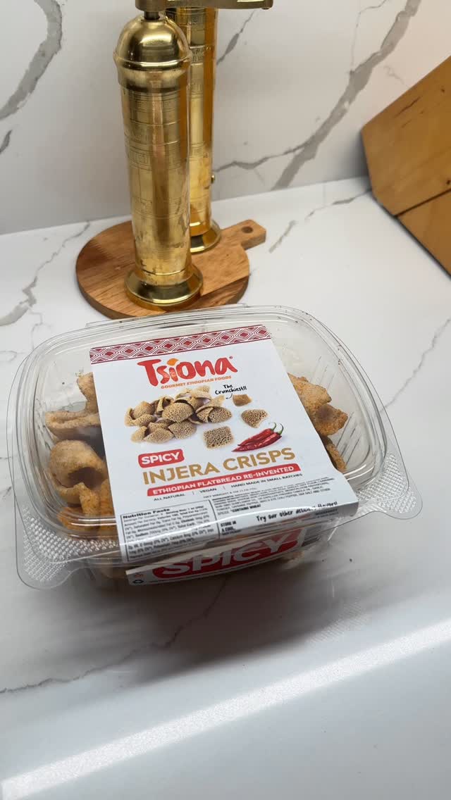 Indulge in the tangy flavors of our injera, a traditional Ethiopian flatbread, re-invented into an airy, crunchy and flavorful deliciousness!!
Perfect for scooping up mouthfuls of delish experience!
Dive into our fragrant vegetable stews, bursting with the goodness of tomatoes, onions, and aromatic herbs. And don’t forget to try our savory lentil and split pea dishes, packed with protein and wholesome goodness.
Shop: www.tsionafoods.com
#tsionafoods #tsionafoodsproducts #tsionafoodscrisps #injerachips #injera