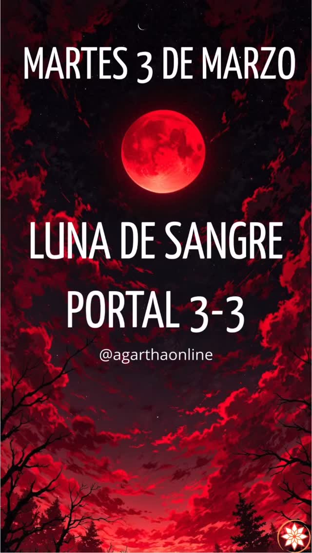 ✨ Portal 3:3 – Luna de Sangre ✨
Se abre un portal energético que despierta el alma y activa nuestro poder interior. La Luna de Sangre nos invita a cerrar ciclos, liberar lo que ya no vibra con nuestra esencia y renacer desde la verdad más profunda de nuestro ser.
El 3:3 simboliza expansión, alineación y conexión divina. Es el llamado a recordar quién eres, a confiar en tu intuición y a manifestar desde el corazón.
Esta no es solo una luna… es un renacimiento espiritual🌕🔥
Puedes encender una vela blanca o roja, escribir tus propósitos más cercanos, esos que quieres ver crecer pronto.Lo más importante es mantener la calma; el mejor ritual es estar en equilibrio contigo misma✨
#LunaDeSangre
#Portal33
#lunallena
#EnergíaCósmica
#DespertarEspiritual