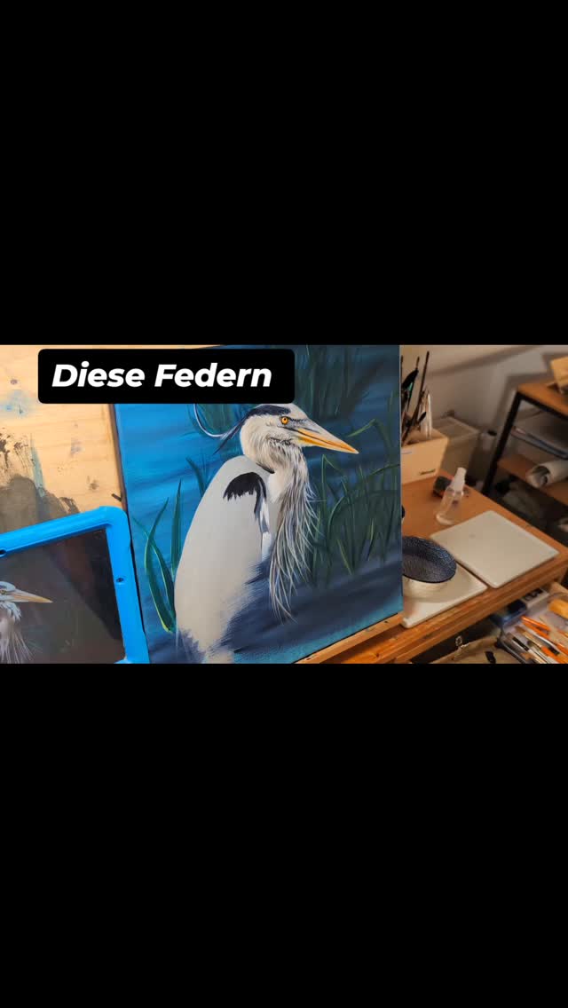 Ich Versuche mich gerade das erste Mal an Federn mit Acryl... Irgendwie klappt das noch nicht so ganz. Finde es noch etwas platt und unrealistisch. Aber ich gebe nicht auf.
#animalart #acrylicpainting #acrylart #paintingprocess #myownartology