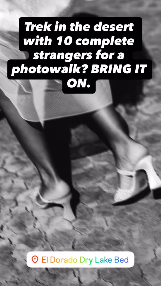 A huge thank you to @fujifilmx_us, @carolinetran and @wppievents for the incredible opportunity to shoot at the El Dorado Dry Lake Bed. We created amazing imagery and made friends! (Also, I tried out their GFX 100sII and I’m hooked!)