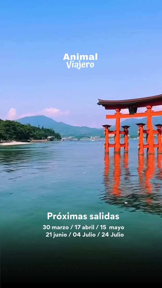 Si te aparece este video es una señal que tu próximo destino está en #japón 😍🙃
Checa las fechas y lánzate a un mundo totalmente diferente.
Visita: www.animalviajero.com
#viajesajapon #agenciadeviajes #japontravelers #animalviajero