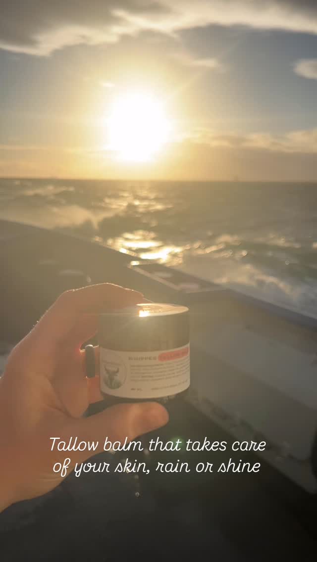 Rose Hip Tallow Balm - designed to be a single step skin care routine. Tired of your bedtime routine taking 4+ steps to complete? Slap some of this on your face after you wash and you’re good to go. Of course it pairs well with serums and all that good stuff, but, I’m lazy. I gave the skin care routine a solid effort but most of the time I just want to put one thing on my face after a long shift and go to bed. Also it smells like roses. So that’s cool
#tallowbalm #smallbusiness #grassfedtallow #portalberni #naturalskincare #vancouverisland #localbusiness #whippedtallowbalm #bluecollarbabe #bluecollarskincare #womeninthetrades #womeninthemarineindustry #tuglife #fyp