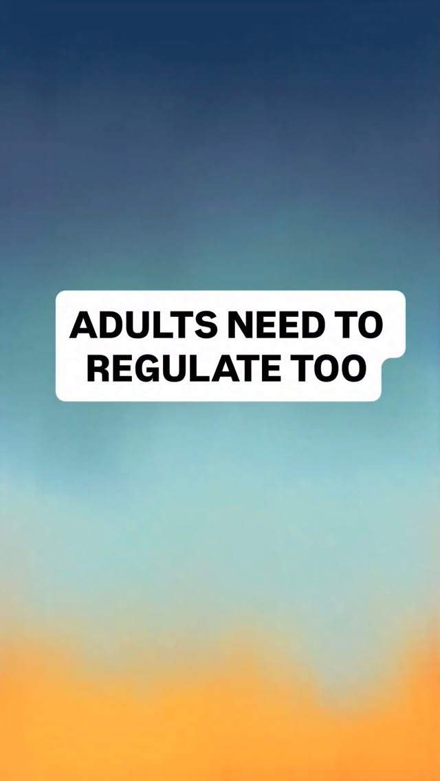 #regulation. 🚨Such a trending word, it’s not as complex as you might think in our adult life. We learn small habits as we grow up that we repeat daily to keep our nervous system regulated. Here’s what I do (OT Meg) what do you do ???