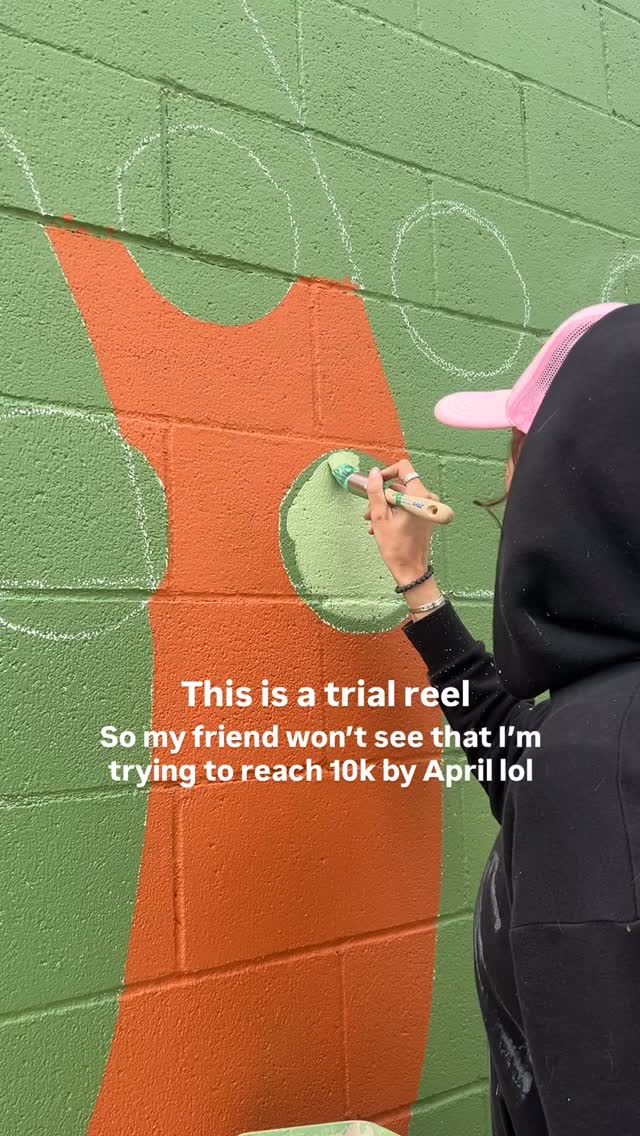 If you’re seeing this, it means you probably don’t follow me yet because this is a trial reel 👀
So hi!! I’m Julia.
I’m a mural artist based in Bend, Oregon, and I’ve been running my own creative business since graduating in 2020. I grew up in Oregon and feel really lucky to call Bend home — it’s the best mix of mountains, sunshine, and creative energy.
Most of what I share here is murals, artwork, and the behind-the-scenes of painting giant walls, along with some artist advice and life as a small business owner.
A few random things about me:
I’m a big skier and this year I finally learned how to backcountry ski (terrifying but amazing). I also love hiking.
I love to travel the world, especially with my fiancé.
I’m proudly part of the child-free movement and call my two cats and my Doberman my babies.
And hot pilates is my newest obsession.
My goal right now is to grow this page into a bigger community of creative, curious, outdoorsy, art-loving people!
So if you’re into murals, art, travel, skiing, or watching giant walls turn into something cool…
I’d love to be friends 🤝 If you’re new here where are you watching from???
#bendoregon #artist #muralist #oregonartist #letsbefriends