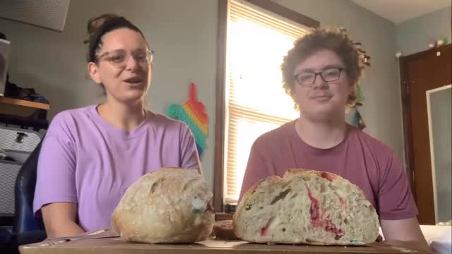 What it is like filming content with your 16-year-old son. #sourdough #tastetest #foodie #foodporn #vlog