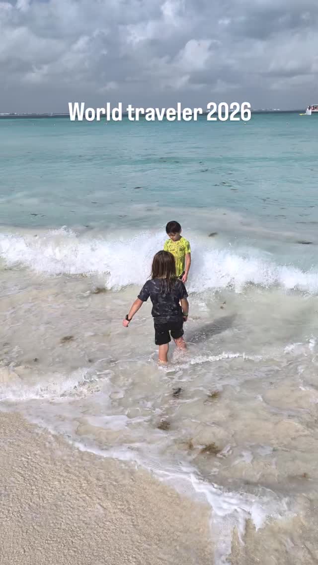World Traveller 2026. 🌎
Last Day. 📍
Soaking up the last bits of sun at the beach before checking out. 🏖️ Grabbed some final local tacos (the best!) before the ferry ride. 🌮 Saying goodbye to Grandma was the hardest part—see you next time!! ❤️
On the ferry now and heading to the airport. It has been a truly incredible trip, and we are so grateful for every moment. 🛥️✈️ Back home safe now! 🏠 (Boys kept their masks on for the journey! 😷)
What’s next?? 👀
.
.
.
#WorldTraveller2026 #IslaMujeres #FamilyTravel #MexicoTrip #GowStarTravels