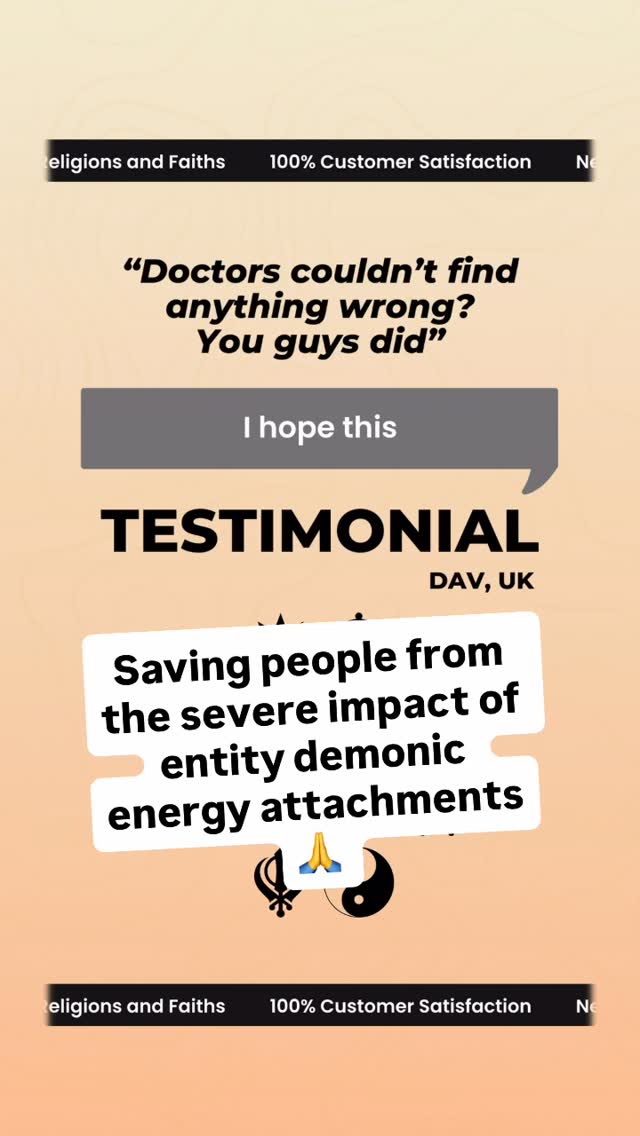 Religion doesn’t matter.
No religion is greater than another. When demonic energies are at play.
You have an energy field 8m x 8m.
You have an aura
You have a soul vibration.
That’s it.
Manifesting with these attachments are what majority are doing where it doesn’t stick, face many lessons, health deteriorating, mental health decline.
Why?
Because they are not 100% in their vortex energy.
Bob Proctor, Abraham Hicks got some aspects of manifesting correct. But not all.
It’s science and spirituality combined. But spirituality is ahead of science and will always be.
#manifestwithamedium #fyiシ゚viral #entities #howtomanifest #punjaban