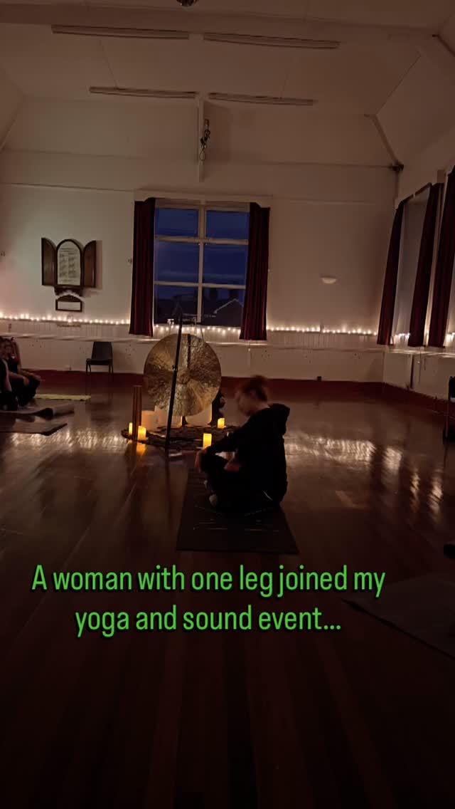 At the beginning of my class when it’s a new group of people I always talk about how I make yoga for everyone. I had no idea I was about to teach someone with a limb difference.
I was part way through, we come to warriors and I looked at her while explaining, she said don’t worry about me, I have a prosthetic. At that moment something happened to me. My heart started bursting and I was holding back tears. 🥹
I saw myself in that moment, I no how hard it is as someone who is “different” to step into a new environment, participating in something that media shows us isn’t for us, to not feel like you belong. But in that moment I had this woman the feeling that she did belong, that she could participate, that she was able and yoga is accessible.
People who come to my classes no matter the shape, size or colour or any other reason we give ourselves that we don’t belong, feel welcome and seen in my class.
Out of my flow I had in my head, I only left out one asana and replaced it with something that would be better suited. I didn’t need to panic, I didn’t need to change the entirety of the flow. Because when I teach at events I make it my mission to make everyone welcome. We don’t do headstands, shouldertands or arm balances. We focus on the true essence of yoga, being present and aware in our bodies as they are with no judgement.
That’s why I’m booked with every event that @darcysophiaholistic hosts. We’ve been working together for over a year now and it just keeps growing and growing.
We bring true ancient traditions of healing, and our work aligns. We make it comfortable for everyone. Healing, relaxation and peace should be accessible and we are proud to make it so.
A special thanks to my yoga teacher @preethi_gops for giving me the tools and the confidence to be able to teach.
We have lots of events coming up so follow us for all our events.
Dm me for online classes and 1-1s.
#accessibility #disabilityawareness #limbdifference #yogaforeveryone #sound