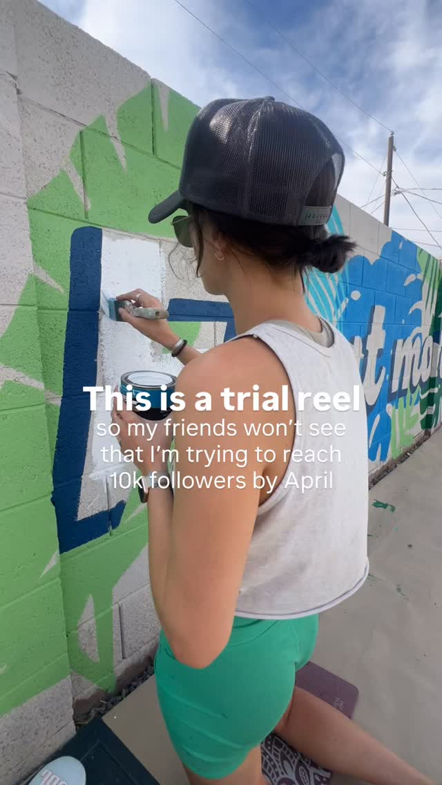 If you’re seeing this, it means you don’t follow me yet because this is a trial reel 👀
So hi!! I’m Julia.
I’m a mural artist based in Bend, Oregon, and I’ve been running my own creative business since graduating in 2020. I grew up in Oregon and feel really lucky to call Bend home — it’s the best mix of mountains, sunshine, and creative energy.
Most of what I share here is murals, artwork, and the behind-the-scenes of painting giant walls, along with some artist advice and life as a small business owner.
A few random things about me:
I’m a big skier and this year I finally learned how to backcountry ski (terrifying but amazing). I also love hiking.
I love to travel the world, especially with my fiancé.
I’m proudly part of the child-free movement and call my two cats and my Doberman my babies.
And hot pilates is my newest obsession.
My goal right now is to grow this page into a bigger community of creative, curious, outdoorsy, art-loving people!
So if you’re into murals, art, travel, skiing, or watching giant walls turn into something cool…
I’d love to be friends 🤝 If you’re new here where are you watching from???
#bendoregon #artist #muralist #oregonartist #letsbefriends