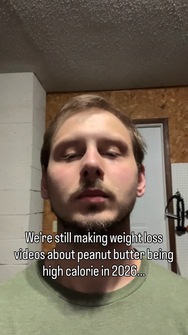 People that don’t realize peanut butter is a terrible option when trying to lose weight aren’t actually trying to lose weight🤷🏼♂️
Oh… and peanut butter is a really crappy protein source by the way… 7g for 200 calories…
‼️Follow me if you like content that’s actually useful and not copied from somebody else‼️