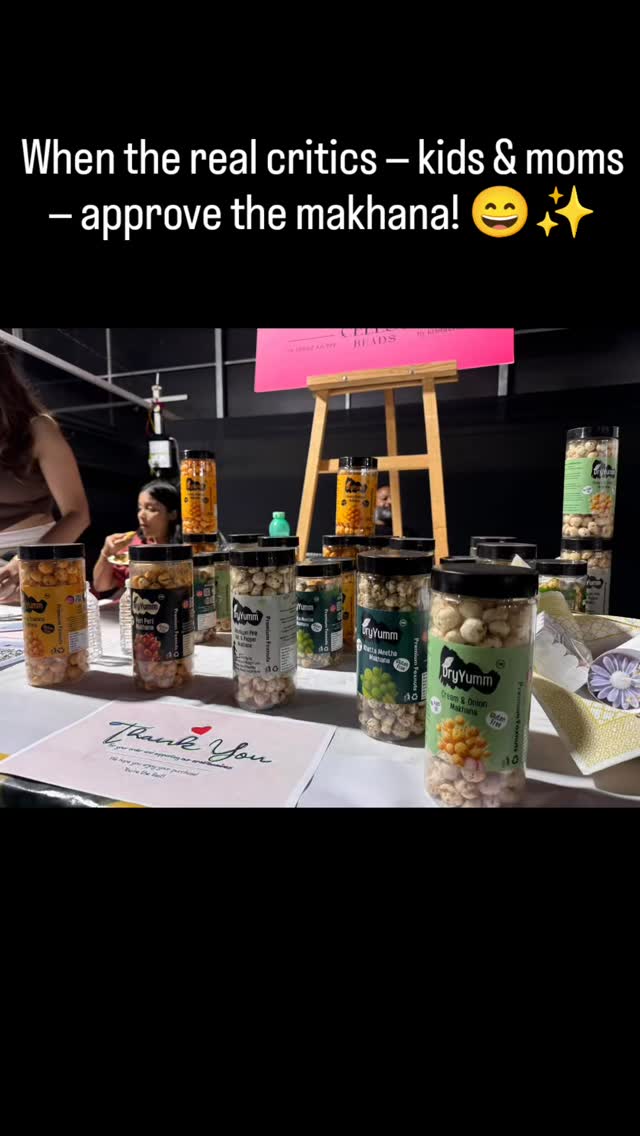 Little taste testers and their honest reviews! 🌟
Nothing makes us happier than seeing kids and moms enjoying the crunch of our makhana together.
Smiles, laughter, and healthy snacking all in one moment.”
#dryyumm #healthysnacking #momapproved #childrenlove #festiveseason