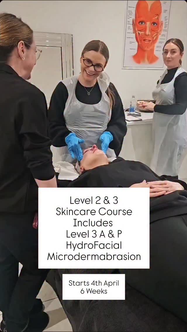 VTCT Level 2 & 3 Skincare Course – Starts 4th April
Want to progress into advanced skin treatments and Level 4 aesthetics?
This is the perfect starting point.
Our 6-week intensive course is designed for beginners who want to build strong foundations in professional skincare and progress into advanced treatments.
Includes:
VTCT Level 2 Skincare
VTCT Level 3 Anatomy & Physiology
CPD HydroFacial Training
CPD Microdermabrasion
This course is the perfect pathway onto a Level 4 qualification and advanced skin treatments.
What’s included:
Online work portal to complete your theory assignments
Practical training in the academy
WhatsApp student support group
Free eBook – How to Run Your Beauty Business
Lifetime student support
Train with an experienced educator in a real working academy and gain the confidence and knowledge to start your skincare career.
Limited spaces available
Book now:
www.essexbeautyandaesthetics.co.uk
#essexbeauty #essexskin #EssexBeautyAndAesthetics #basildonbeautytreatments #fyp #essextraining #essextrainingacademy #VTCTTraining
