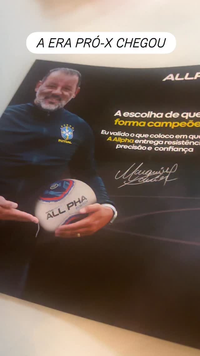 O NOVO CATÁLOGO da @allphabolas.oficial 2026
RESISTÊNCIA / PRECISÃO / CONFIANÇA
Eleve Seu Jogo ⚽️
#allphabolas #marquinhosxavier