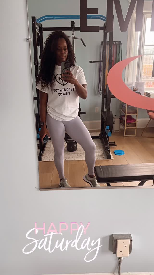 Had a full client day today! 🩷#personaltrainer #empoweryoufitnessdc #dmvtrainer