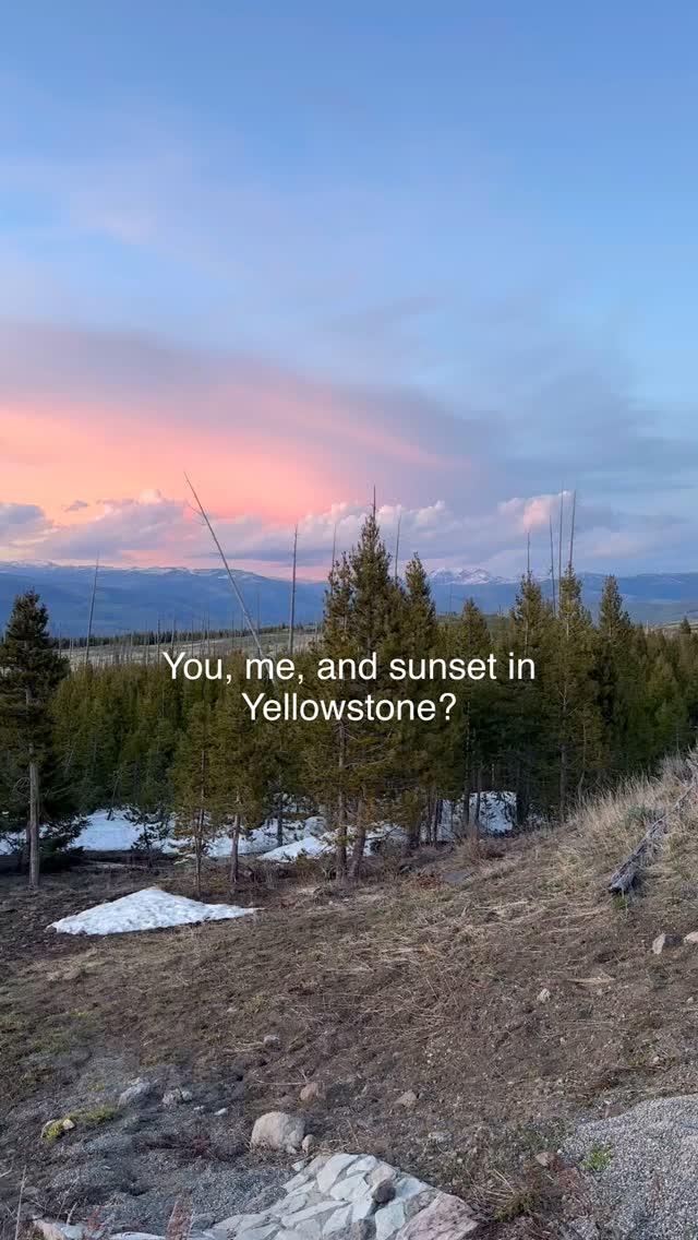 You, me, and sunset in Yellowstone? 🤝
#YellowstonePledge #ThatsWY