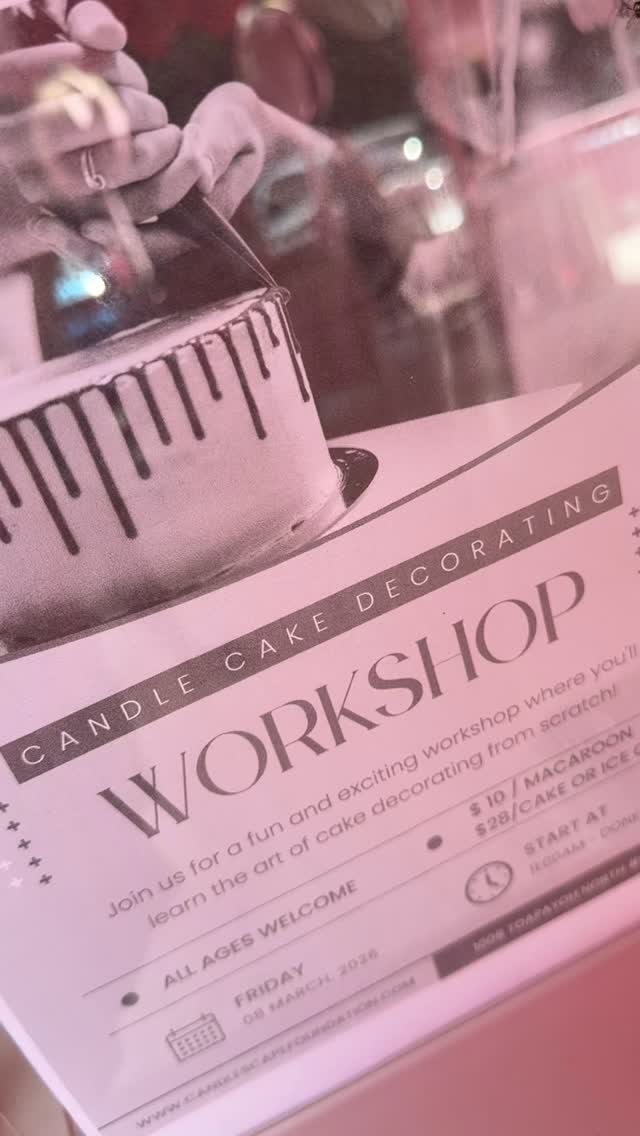 Today# ONLY.
Make your own
🍦 Ice Cream Candle
🎂 Cake Candle
🍪 Macaroon Candle
They look real. They smell amazing.
But PLEASE don’t eat them 😂 #candlescapefoundation