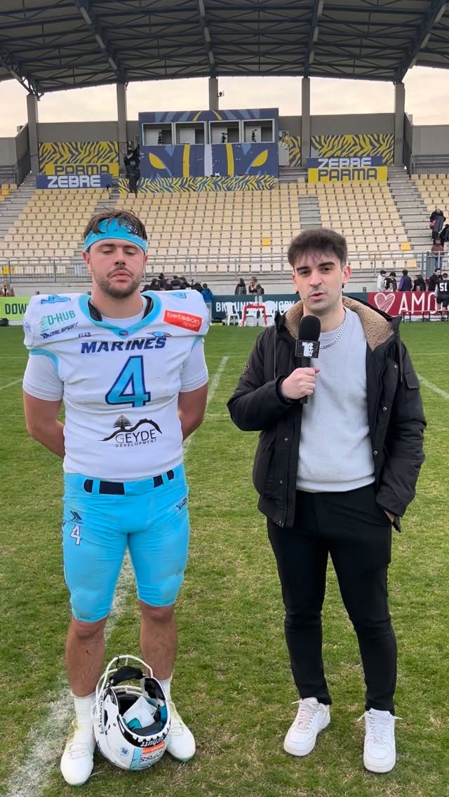 Post-game interview with @giannirizzo4 from the @laziofootball after Week 2‼️
#firstdownmag #italianfootballleague #ifl #laziomarines #lazio