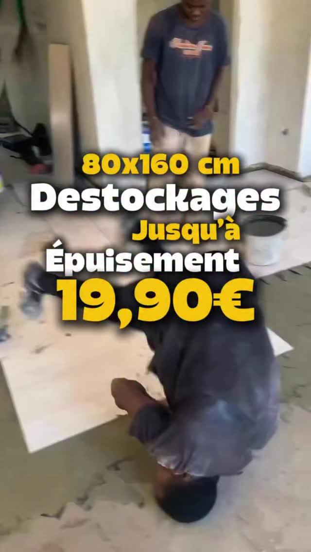 🔥 OFFRE SPÉCIALE DÉSTOCKAGE ! 🔥
Carrelage grand format 80x160 cm à prix exceptionnel.
💥 Seulement 19,90 €
📦 Jusqu’à épuisement du stock !
Apportez une touche moderne et élégante à votre intérieur avec ces carreaux grand format.
✅ Format 80x160 cm
✅ Haute qualité
✅ Prix imbattable
⚡ Stock limité – ne ratez pas cette offre !
📩 Contactez-nous en DM pour plus d’informations
📞 Commande rapide disponible
#carrelage #destockage #promotion #renovation #construction
📍 NOS MAGASINS
Magasin 1 & Dépôt – Sarcelles
📌 31 Rue du Fer à Cheval, 95200 Sarcelles
📞 01 86 04 82 15
📧 info@ceramico.fr
Magasin 2 – Le Perreux-sur-Marne
📌 230 Avenue du Général de Gaulle, 94170 Le Perreux-sur-Marne
📞 01 86 04 60 52
📧 commercial@ceramico.fr
👉 Venez comparer, toucher et choisir directement en magasin
🕘 Horaires
Lundi – Samedi : 09h00–12h30 / 13h30–18h30
Dimanche : fermé
🌐 www.ceramico.fr
