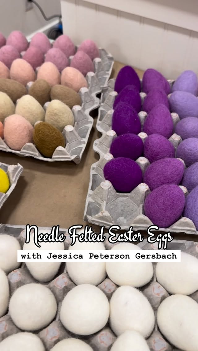 🐣✨ Easter magic with @jessicasphoto is happening at The Workshop here in Alpine, Utah. 🏔️ We’re needle felting darling Easter eggs & turning wool into colorful, handmade treasures. 🤩
We’ve got another class you can join us on March, 10th! Signup on our website: www.AlpineWorkshop.co
@thetuftingroomslc
#NeedleFelting #HandmadeEaster #alpineutah #FiberArt #EasterEggs
