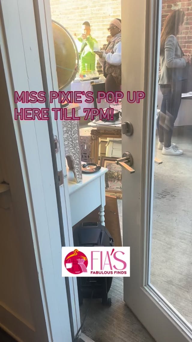 Fia loves collaboration and we’re so excited to have Miss Pixie and friends popping up with us today! ✨
Come shop their amazing collection of unique finds, furnishings, and treasures on our patio and in the back room of Willow’s Plant Room Gifts & More.
🛍️ We’re open until 7 PM today, so stop by, sip, shop, and discover something special!
Interested in hosting your own pop-up at Fia’s Fabulous Finds? We love collaborating with creatives and small businesses. Send us a message today! 💌
📍 843 Upshur St. NW, Washington, DC#dcthrifting #petworthdc #fabulousfindsbyfia #petworth #sustainablefashion