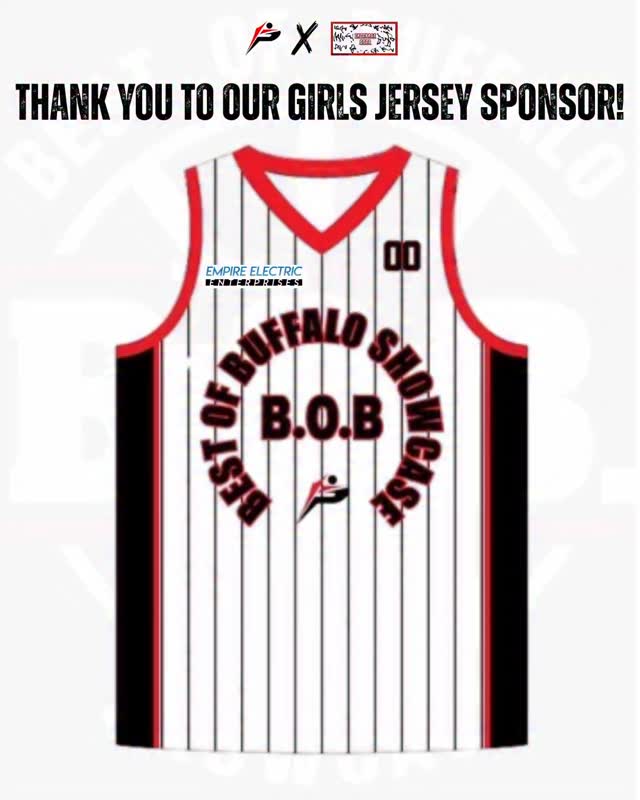 Thank you to @empire_electric_ for being the official Jersey sponsor for the girls @bobshowcase716 This event wouldn’t be possible without the help and support of our friends and sponsors. @mr_tony_pulvirenti and the entire empire family thank you 🙏🏾