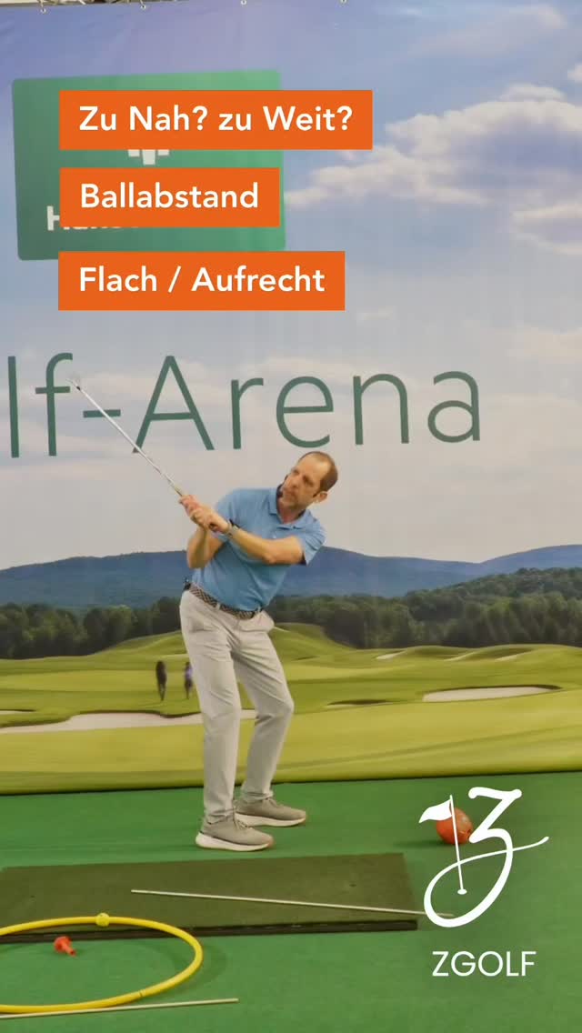Abstand zum Ball = oft der unterschätzte Hebel für Konstanz.
Hier der Vergleich: flacher vs. aufrechter Schwung – welcher Abstand passt zu welchem Typ?
#zgolf #golfswing #golftips