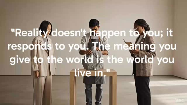 You are not just a witness to your life; you are its architect.
We often look at the same world, but we never see the same reality. To one person, a stone is an obstacle. To another, it’s a foundation. To a third, it’s a mountain waiting to be climbed.
The "Think Different" philosophy isn't about being loud; it’s about trusting the unique lens through which you see the world. When you stop trying to see things the way everyone else does, you start creating a world that only you can build.
Your perspective is the only thing that belongs entirely to you. Trust it. Honor it. Use it to build something true.
How do you choose to see the world today
#ArchitectOfMeaning #ThinkDifferent #PerspectiveShift #TrustYourVision #MindfulCreation Authenticity QuantumMindset CreateYourReality InnerArchitecture
