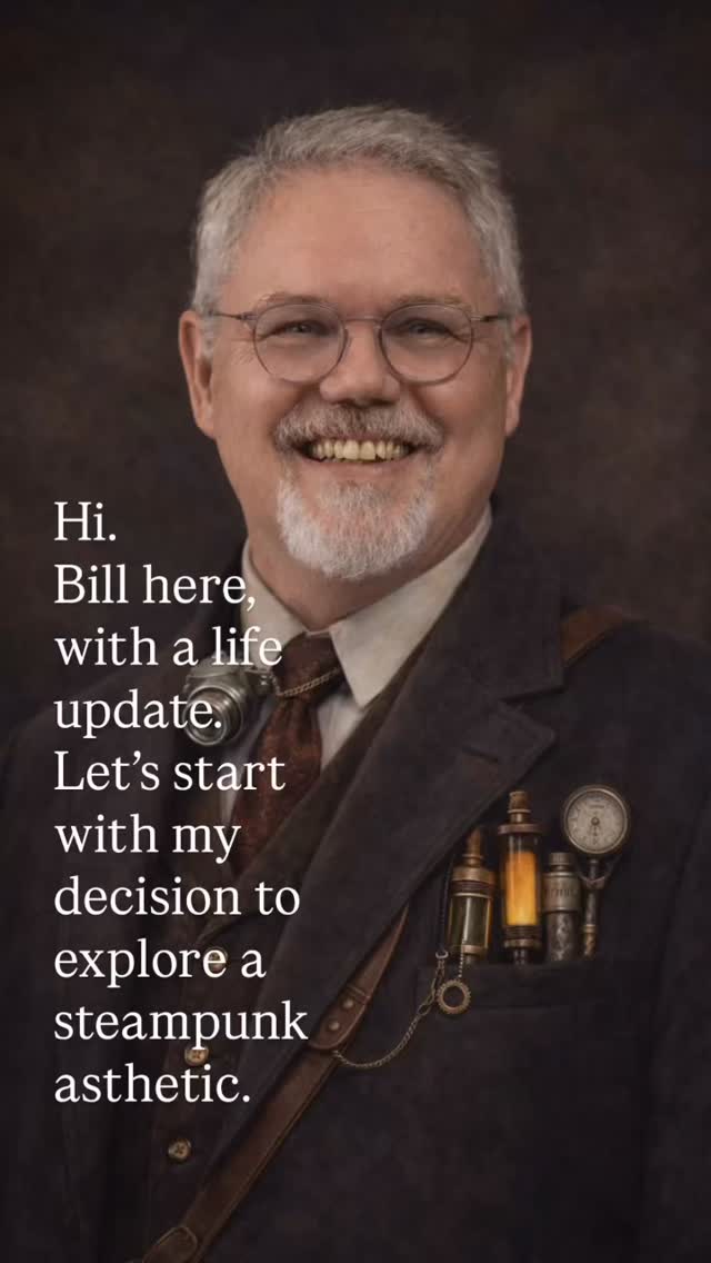 Life update! Steampunk. “Coffee.” Rockstar. Safe Driving. Engagement. Up next. Shout out to @josephsaulart for reimagining me as Jules Verne