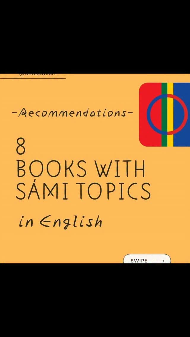 Many of you asked me for it: Here are some book recommendations in
English on various Sámi topics. I know about more books in English
about Sámi people, so Imight keep them coming if you want. 📖📕📘📗🎁
#bookrecommendations #IndigenousVoices #books