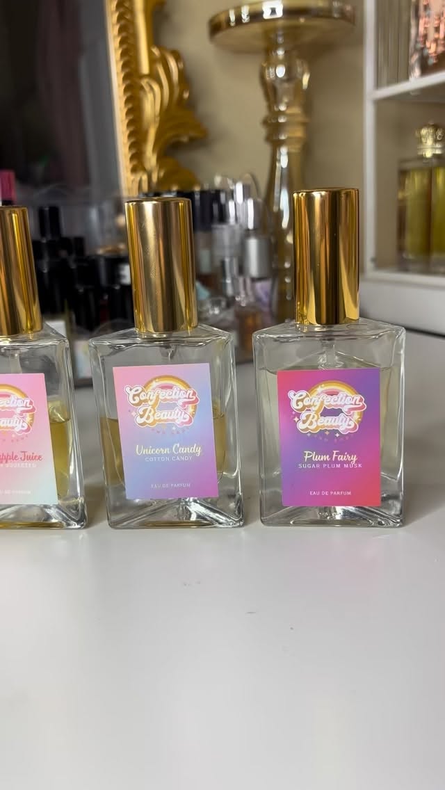 Which BESTSELLERS are you loving?
🍌 Banana Candy
🍨 Vintage Vanilla
🍍 Pineapple Juice
🎡 Unicorn Candy
🧚 Plum Fairy
And …… we’ve got the keys to our new scent studio! Stay tuned for our first event! #confectionbeauty #gourmand #beautyphotography #perfume