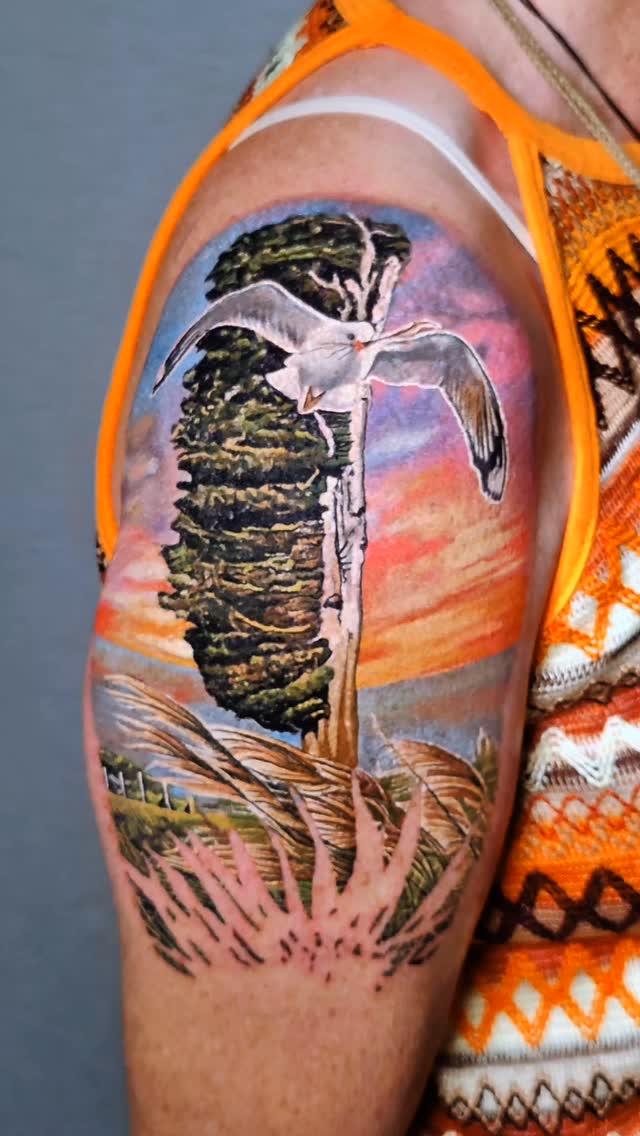 Slope point tree for lovely Julie! Thank you so much for traveling and so lovely to hang with you and chat with you and Al.
.
..
.
@intenzetattooink @eztattooing @ghostlineapp @afterart.newzealand @inkpro_nz @fkirons @hustlebutterdeluxe #intenze #intenzeink #intenzeteam #afterart #ghostlineapp