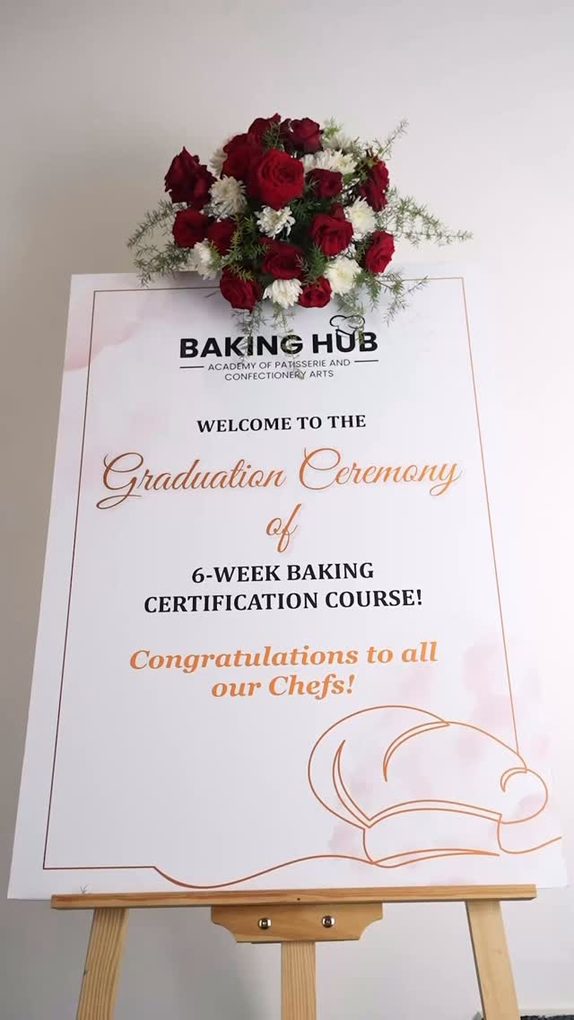 6 weeks.
Dozens of recipes.
Countless lessons.
Our talented students have successfully completed the Baking Hub Academy 6 Week Baking Certification Course.
We are proud to be part of your baking journey.
Congratulations to our amazing graduates. 🎓✨
#BakingHub #BakingStudents #GraduationDay