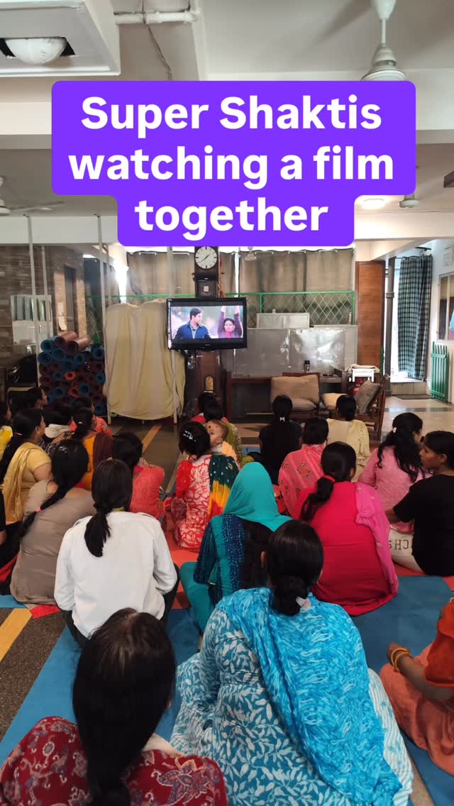 Our Super Shaktis watched Dum Laga Ke Haisha together and had a fun outing day at Sarvam Foundation. They were given super healthy food and a healthy discussion on the movies message. Yes our body weight should be healthy but what is more impo is our attitude towards life- and the movie shows that beautifully. The Super Shaktis love being at Sarvam and we love having them! #womenempowerment #humansofshakti #sarvamfoundation #womensdayout #girlsandwomenshine