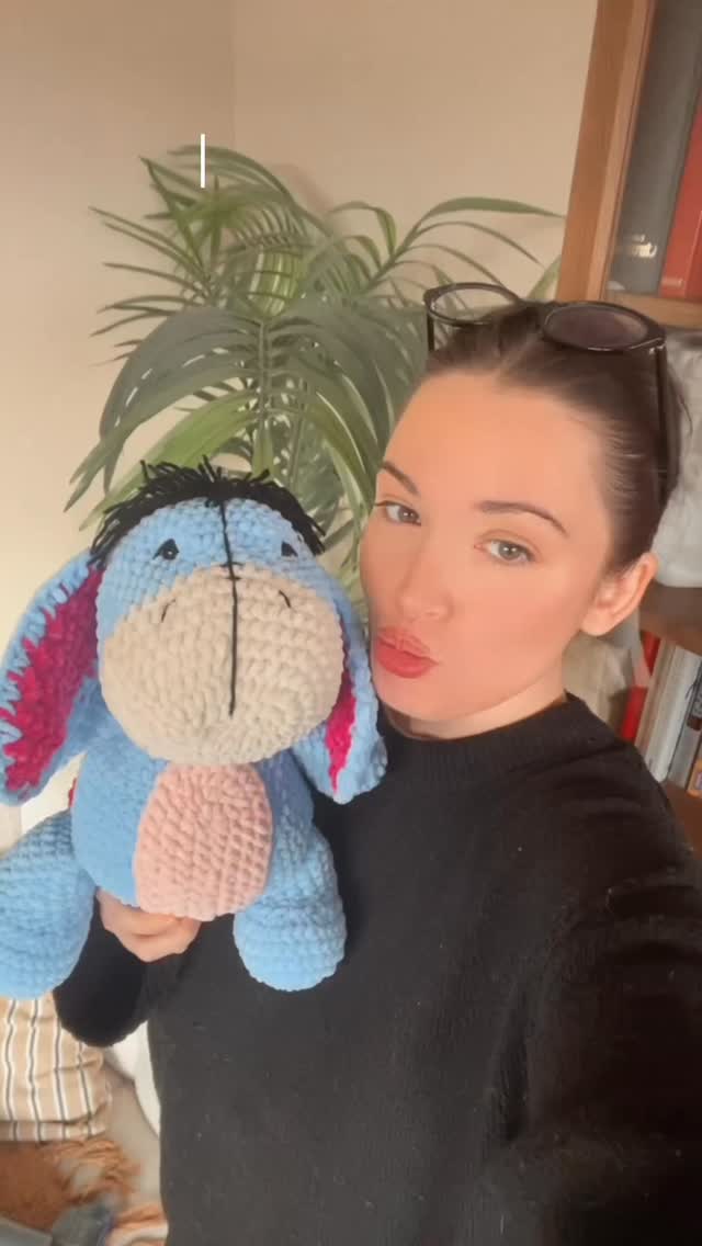 J’ai crocheté Bourriquet ! 🩵🩷 quel personnage je fais ensuite ? #crochet #pov #vlog #voixoff #winnie