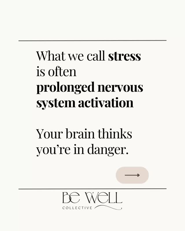 What we often call “stress” is actually prolonged nervous system activation.
When the brain perceives threat, it activates the hypothalamic–pituitary–adrenal (HPA) axis, releasing hormones like cortisol, adrenaline, and norepinephrine. These chemicals prepare the body for survival by increasing alertness, mobilizing energy, and prioritizing immediate safety.
This response is adaptive in short bursts.
But when the nervous system stays in this activated state for long periods of time, the body begins to experience what researchers call allostatic load — the cumulative biological wear and tear caused by chronic threat signaling.
Over time, prolonged activation of the stress response has been associated with increased inflammation, sleep disruption, hormone dysregulation, cardiovascular strain, and impaired recovery processes.
In other words, the body shifts resources away from restoration and toward survival.
This is why supporting nervous system regulation is not just about emotional well-being. It is also about supporting immune function, hormonal balance, and overall physical health.
Your body was designed to move between activation and recovery.
Health depends on helping the nervous system return to regulation.
Follow @bewellcollective for more on nervous system regulation and whole-body healing.
#mentalhealthmatters NervousSystemRegulation
#MindBodyConnection
#TraumaInformed
#MentalHealthScience