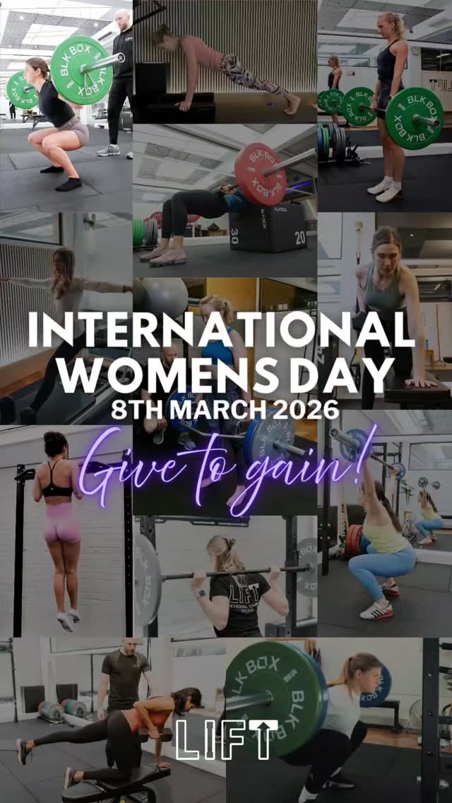IWD OFFER! Strength multiplies when you share it.
Happy International Women’s Day from all of us at Lift!
This year’s theme is Give to Gain, and it’s a philosophy we see in action every single day on our gym floor and in the Pilates studio.
To our coaches, our clients, and the incredible women in our Fulham community: thank you for the energy you give to this space. You prove that when we support one another, we all gain the power to reach new heights.
Our IWD "Give to Gain" Offer: To honour the spirit of the day, we’re making it easy to share the strength for the remainder of March:
🎁 Give a Lift: Gift a complimentary training session to a woman in your life who’s ready to start her journey.
👯♀️ Gain Together: Bring a friend to your own training session for FREE.
GIVE BACK IN THE COMMENTS: Tag a woman who has "given" you the confidence to start your fitness journey or who inspires you to stay strong.
Offer valid until March 31st. Subject to trainer availability. DM us or chat with your coach to book!
#IWD2026 #GiveToGain #FulhamFitness #StrongerTogether