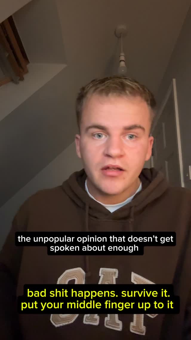 A bit of a negative topic but a reminder that bad things happen to everyone and that it’s okay to just tread water for a bit when you feel like you can’t give any more.
Ride it out. Put your middle finger up to whatever happened to you and use it to build a better future. Even better, use it to help others.