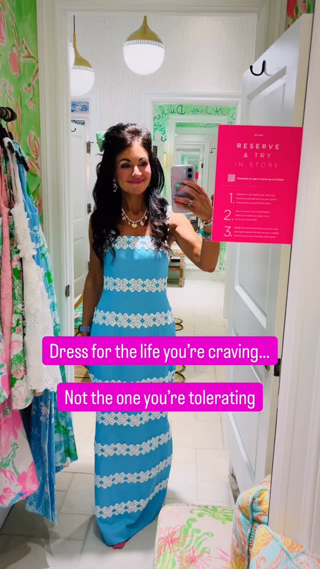 Dress for the life you’re craving, the one that you dream about, that lights you up and sparks joy.
Not the one you’re tolerating.
Life is short, and every single day brings reason to celebrate! 🎉
Stop saving the special clothes, nothing is too bold, too loud, too flashy.
You are not too old, too small, too big.
It’s time to stop playing small. Treat the world like it’s a fashion show and watch the ripple effect that follows.
On this International Women’s Day, dress for the woman you are striving for, the one you are becoming.
When you show up as her first, you act differently, talk differently, & walk differently.
You are worth it! 🩷