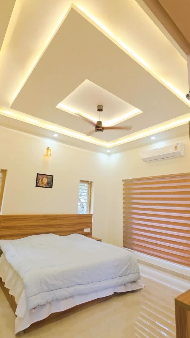 Bedroom 🏠✨💫 #interiordesign #unisoninteriors #interiordesigner #trendingreels #keralahomes #viralreels #kerala #malayalam #interiordecor #modularkitchen #modularhome